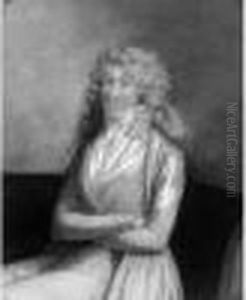 Portrait D'une Femme Assise Les Bras Croises Portrait D'une Femme Assise Les Bras Croises