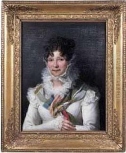 Portrait De Femme by Jean-Baptiste Isabey