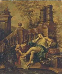 The Bath of Bathsheba by Willem Van Mieris Leiden