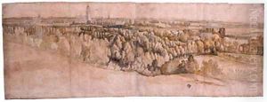 A panoramic View of the City of Arnhem seen from the North