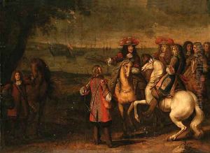 King Charles II and the Duke of York by Adam Frans van der Meulen