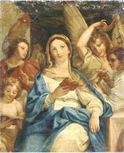 The Madonna with Angels by Francesco de Mura