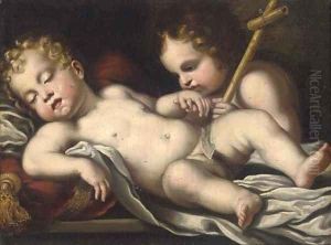 The Christ Child and the Infant Saint John the Baptist by Giovanni Martinelli