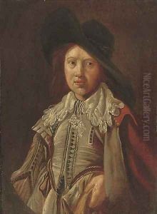 Portrait of a gentleman by Jan Miense Molenaer