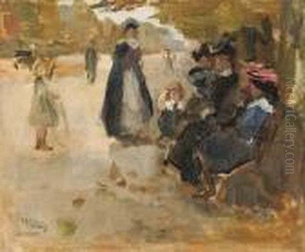An Autumn Day In A Park, Paris - view 1