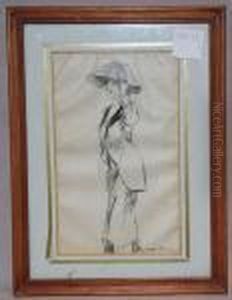 lady With Hat by Isaac Lazarus Israels