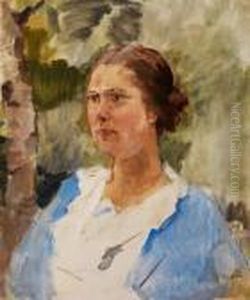 Portrait Einer Jungen Frau Portrait Einer Jungen Frau