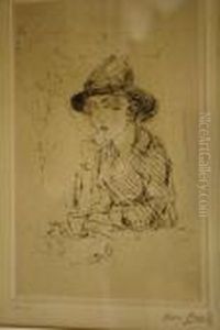 Dame Aan Ontbijtttafel by Isaac Lazarus Israels