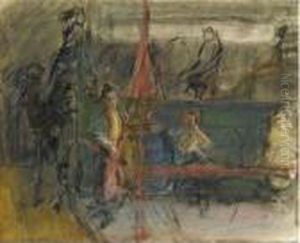 The Camel Market, Indonesia by Isaac Lazarus Israels