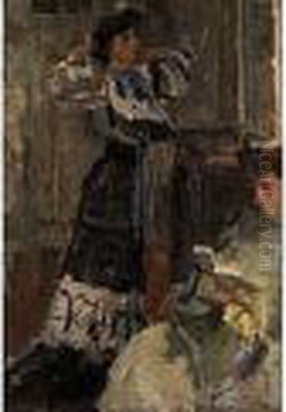 Zwei Frauen Im Interieur - view 1