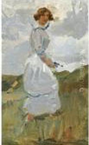 A Lady In The Dunes - view 1