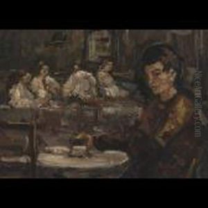 Seamstresses In A Workshop by Isaac Lazarus Israels