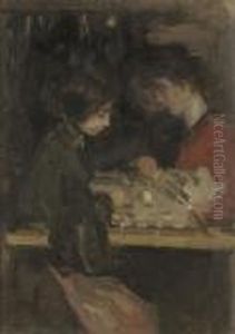 The Fashion Atelier by Isaac Lazarus Israels