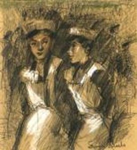 Two Women by Isaac Lazarus Israels