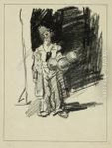 Clown by Isaac Lazarus Israels