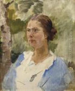 A Nurse Resting In A Garden
