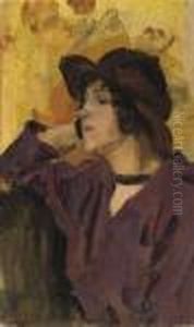 A Pretty Pose by Isaac Lazarus Israels