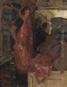 The Wijnman Fashion Store, The Hague by Isaac Lazarus Israels