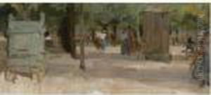 Bois De Boulogne by Isaac Lazarus Israels