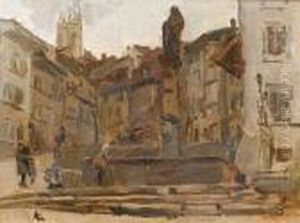 Fontaine St Anne, Fribourg, Switzerland