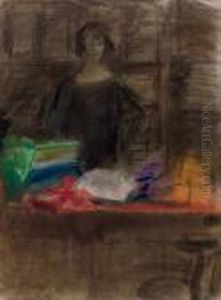The Colourful Counter by Isaac Lazarus Israels