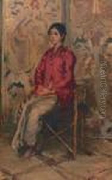 Zittend Javaantje: A Javanese Beauty - view 1