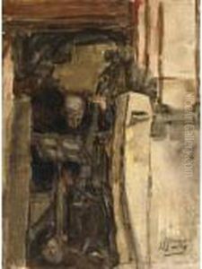 The Cello Player by Isaac Lazarus Israels