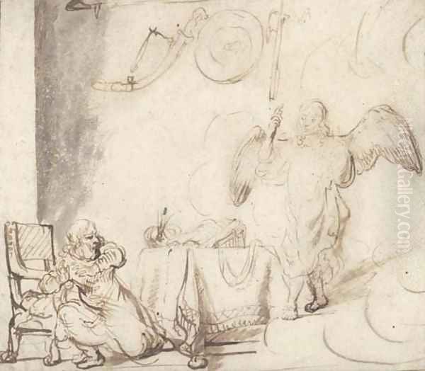 The Angel appearing to the Centurion Cornelius - view 1