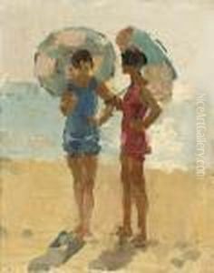 Ladies On The Beach Viareggio