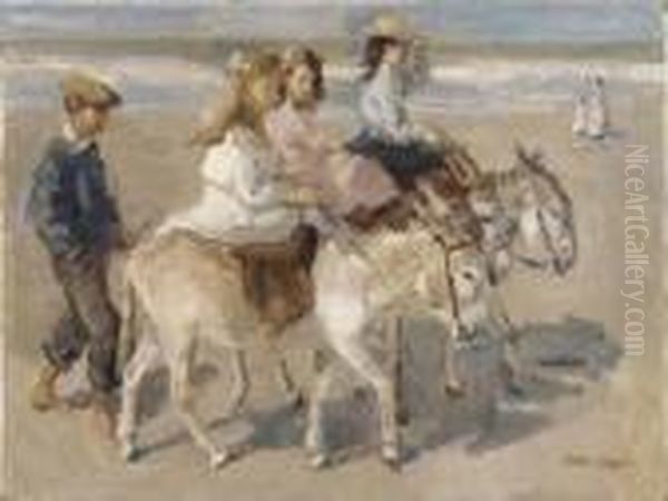 Ezeltje Rijden: A Donkey-ride On The Beach - view 1