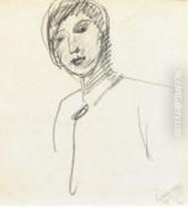 Study Of A Young Woman; And Study Of Two Young Women by Isaac Lazarus Israels