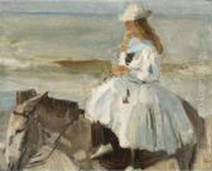 The Donkey Ride by Isaac Lazarus Israels
