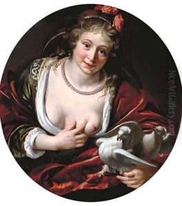 Venus with two doves