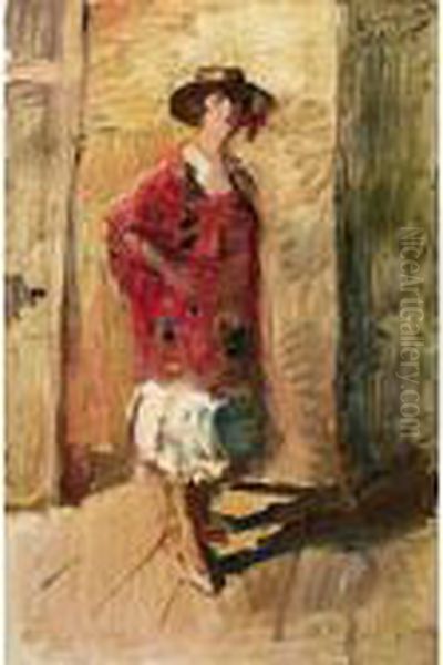 A Full Length Portrait Of An Actress In A Hat - view 1