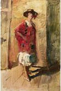 A Full Length Portrait Of An Actress In A Hat