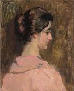 A Portrait Of Sara Meyer by Isaac Lazarus Israels