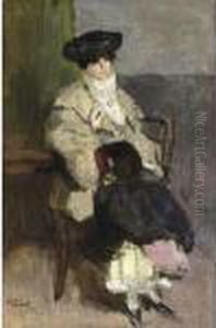 'une Parisienne' by Isaac Lazarus Israels