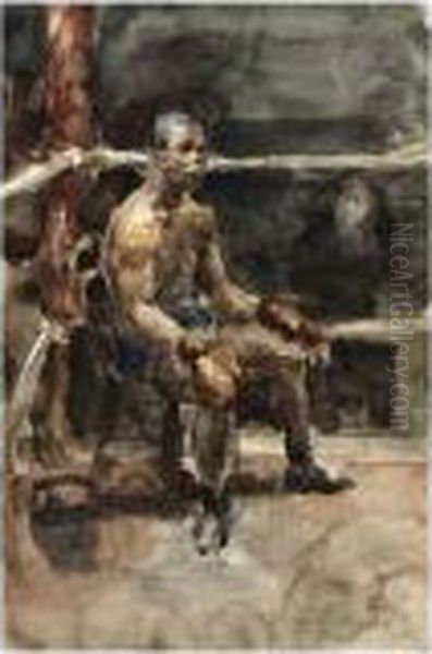 A Boxer ('battling Sicki') - view 1