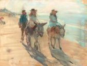 A Donkey Ride by Isaac Lazarus Israels