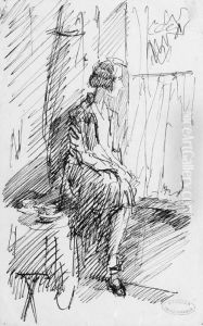 A Cup Of Tea by Isaac Lazarus Israels