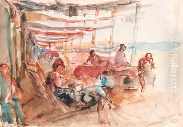 A Sunny Slumber In Viareggio (recto And Verso) - view 1