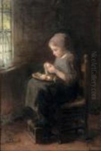 Preparing The Meal by Jozef Israels