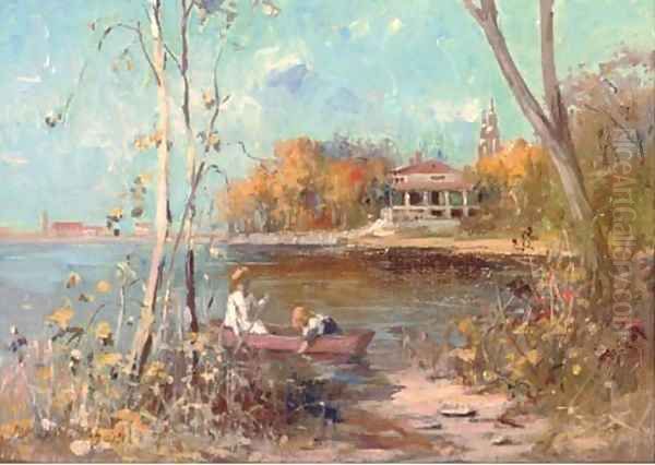 An afternoon on the lake - view 1
