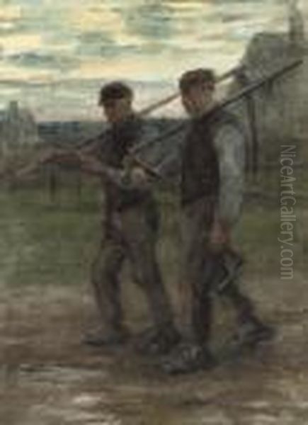 Harvesters Setting Out - view 1