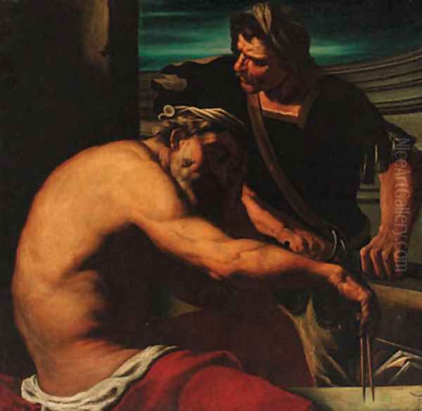 A Personification of Melancholy and Choler - view 1