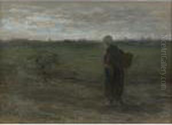 Woman In The Field - view 1
