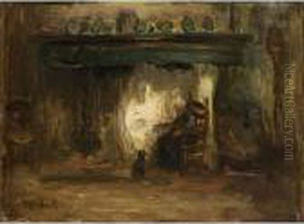 A Peasant Woman In An Interior - view 1