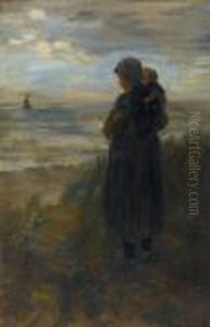 Motherhood by Jozef Israels