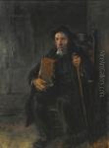 Jew With A Book by Jozef Israels