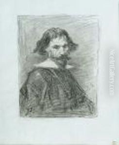 Portrait Study Of A Man by Jozef Israels